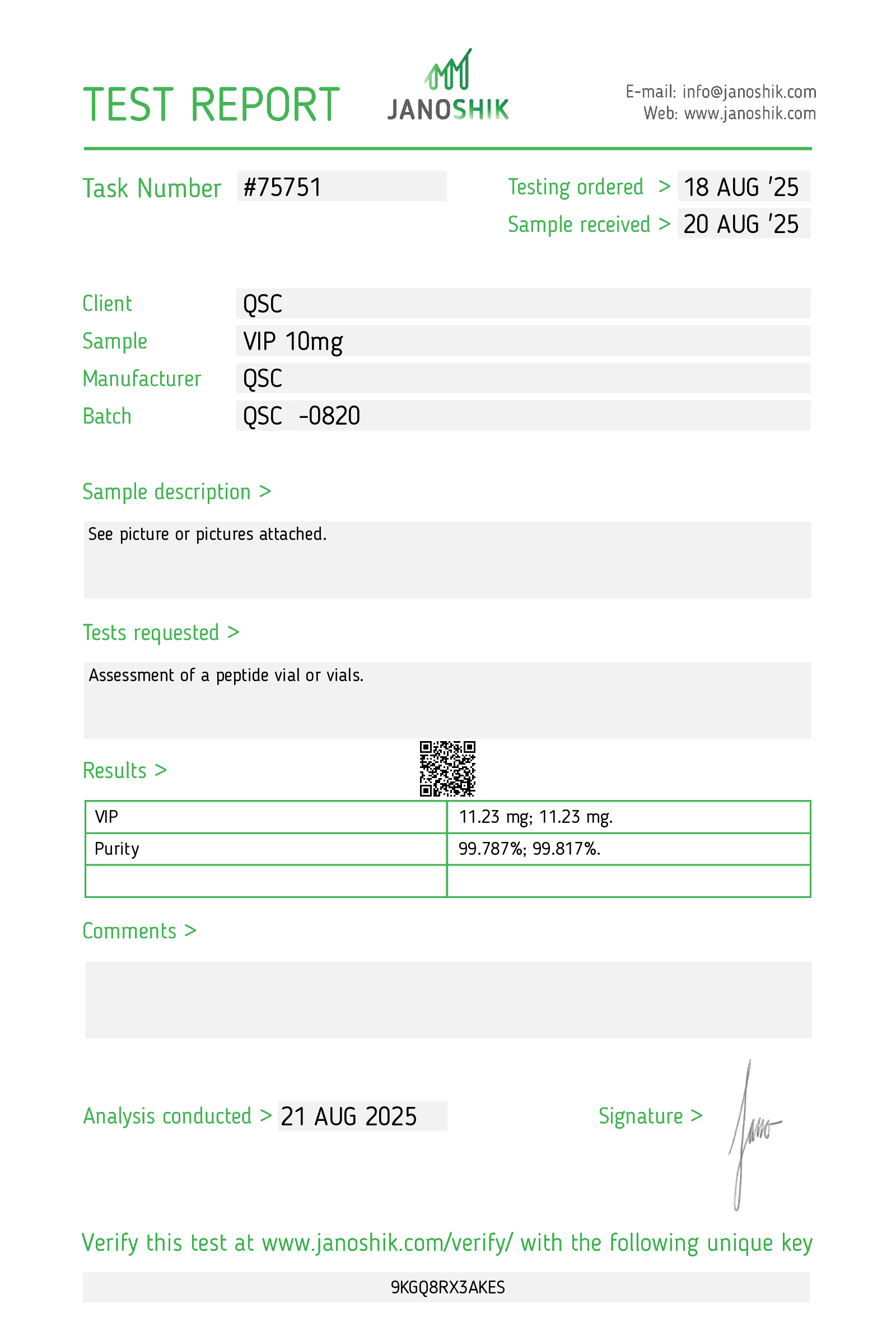 VIP 10mg | 10-Vial Kit | Neuropeptide / Vasodilatory Peptide - Image 3