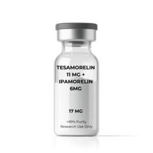 Tesamorelin 11mg + Ipamorelin 6mg Blend 17mg | 10-Vial Kit | GHRH + GHRp Dual-Action Blend