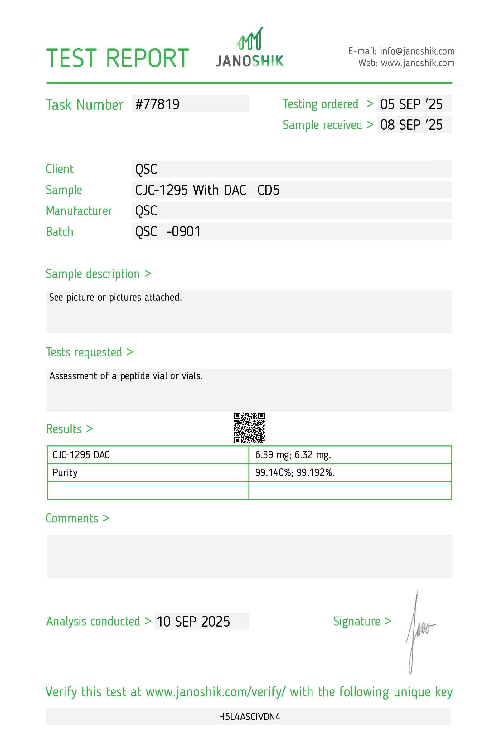 CJC-1295 (With DAC) 5mg | 10-Vial Kit | GHRH Analog - Image 3