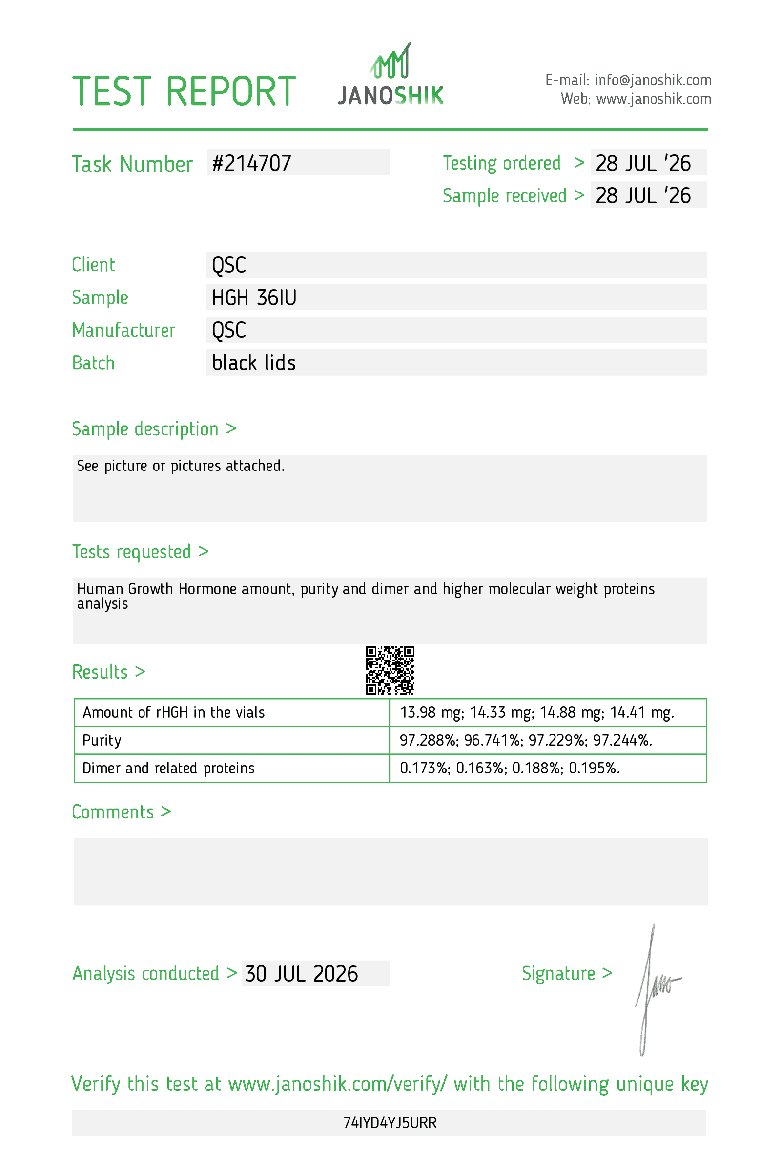 HGH 36 IU | 10-Vial Kit | 360 IU total | Human Growth Hormone Research - Image 3
